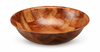 Round Woven Fruit Snack Dessert Salad Weave Wooden Serving Kitchen Bowl