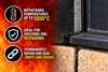 Hotspot Fire Cement Cartridge Black/Buff Seals & Repairs 310ml