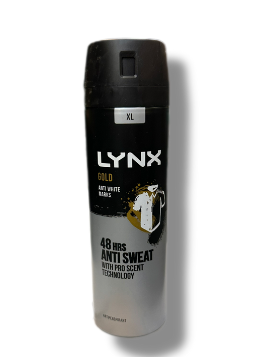 Lynx Anti Perspirant Aersol 200ml Gold