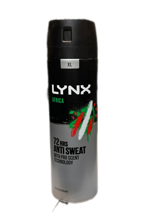 Lynx Anti Perspirant Aersol 200ml Africa
