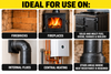 Hotspot Fire Cement Cartridge Black/Buff Seals & Repairs 310ml