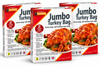 2 x Jumbo Roasting Bags for Turkey Cooking Extra Large Bags 55cm x 60cm