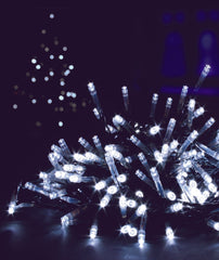 Premier 200 LED Multi Action Supabrights With Timer White /Clear Cable