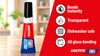 Loctite GLASS Super Glue 3ml - Instant Strength - Clear - Precision Applicator