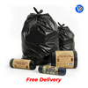 Extra Strong Black Heavy Duty Bin Liners Bags Rubbish Waste Refuse Sacks 100L UK