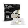1.57Mx1.82M Clear Window Insulation Kit Shrink Fit Double Glazing Film Draught Exclude