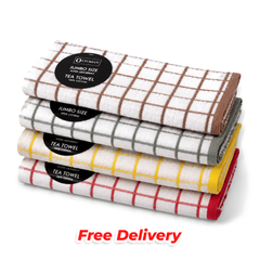 100% Cotton Terry Tea Towels Kitchen Dish Cloth Drying & Cleaning Cloth