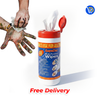 SupaDec Heavy Duty Cleaning Wipes 100 Pack Anti-Bacterial Hand & Tool Cleaner