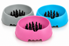 Large Pet Bowl Dog Cat Interactive Slow Food Feeder Healthy Feed Dish 3 colors