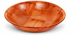 Round Woven Fruit Snack Dessert Salad Weave Wooden Serving Kitchen Bowl