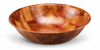Round Woven Fruit Snack Dessert Salad Weave Wooden Serving Kitchen Bowl