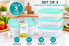 Wham Food Storage Box Container 2L Set of 3