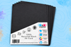 Black Card A4 300gsm Thick Recycled Cardstock Sheets Mounting Backing Craft Art