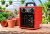 Electric Greenhouse Fan Heater Built In Thermostat Hydroponic Workshop 2KW 3Heat