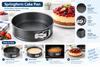Chef Aid NON-STICK BAKING SPRINGFORM ROUND CAKE TIN TRAY PAN KIT SPRING LOADED