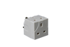 Securlec 2 Way Plug-In Adaptor White 13 Amp