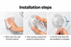 Clear Christmas Large Wreath Hanger Heavy Duty Suction Cup Window Door Hook