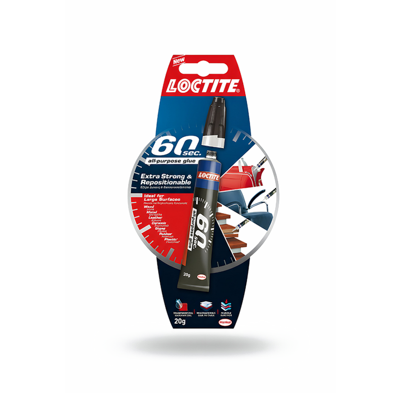 Loctite 60 Secs All Purpose Glue 20g Fast Strong Bond DIY Home Repairs Tool