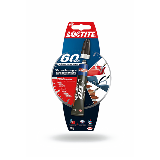 Loctite 60 Secs All Purpose Glue 20g Fast Strong Bond DIY Home Repairs Tool