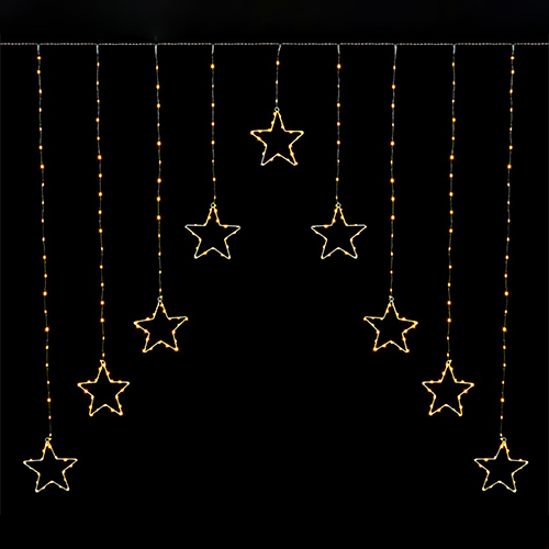 Premier Pinwire Star V 1.2m LED Christmas Light Up Star Indoor Outdoor Decor