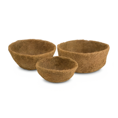 Ambassador Slim Round Coco Moulded Liner 10 Inch Plant Pot Basket Garden