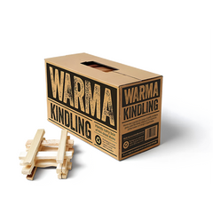 Warma Kindling Box Large Slim Premium Eco Firewood Sticks Ready to Burn