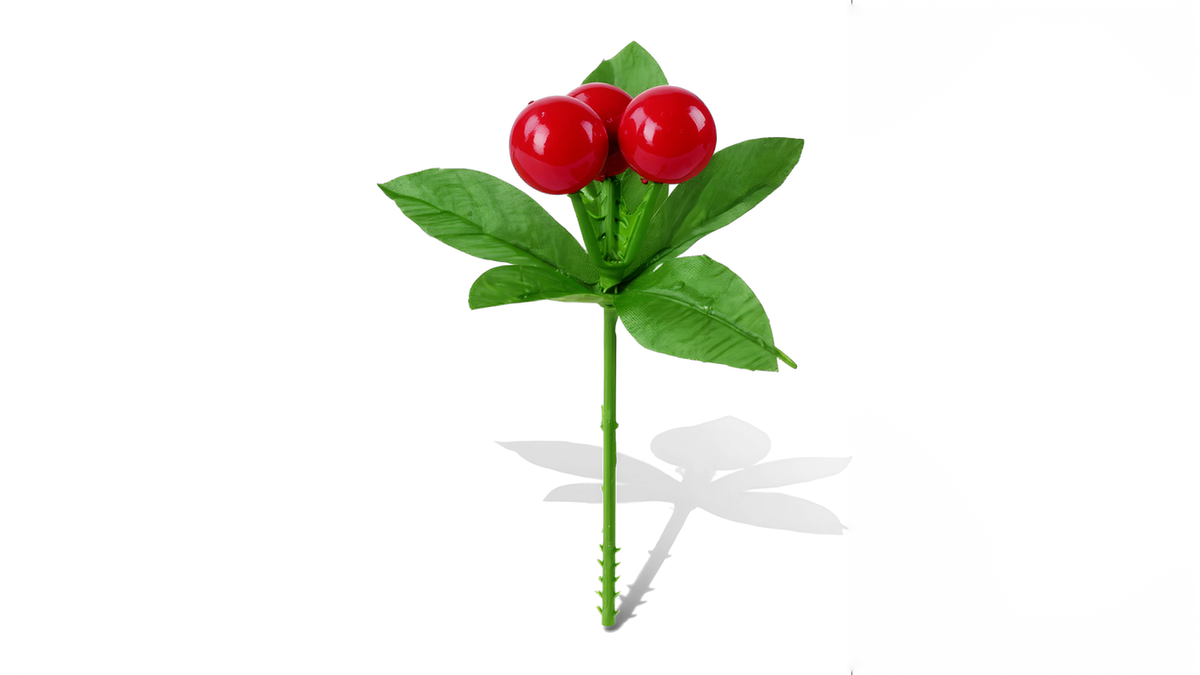 Premier Berry Pick Red 17cm Artificial Berries Floral Decoration Christmas Craft