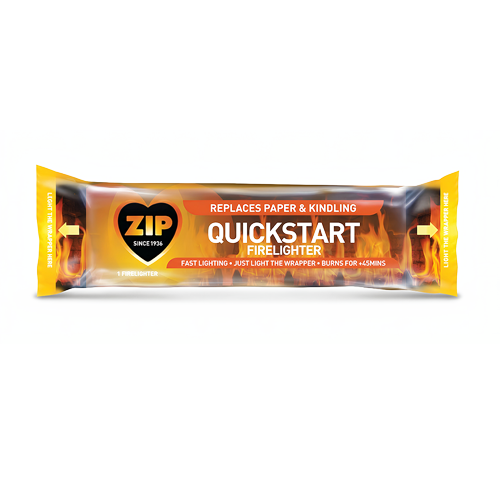Zip Quickstart Firelighters 150g Slim Easy Light Fire Starter for Open Fires