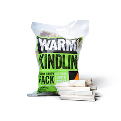 Warma Kindling Carry Bag Slim Premium Kiln Dried Firewood Wood Burner Stove