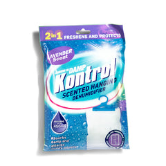 Kontrol Hanging Dehumidifier Lavender Scent Moisture Absorber Wardrobe