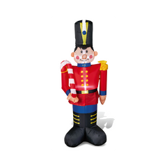 Premier Inflatable Toy Soldier Candy Cane 1.8m Christmas Outdoor Decor Figure