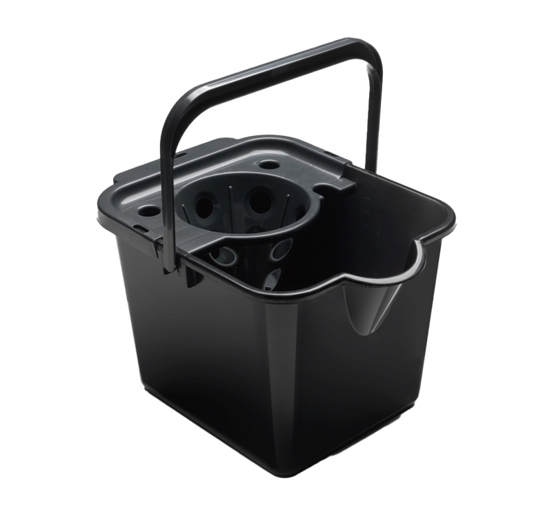 Addis Mop Bucket & Wringer Black