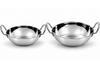 CURRY DISHES METAL INDIAN BALTI KARAHI KADAI FOOD SERVING TABLE BOWL 17 & 19CM