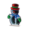 Premier Standing Snowman 60cm Infinity Mirror Christmas Decoration Figure