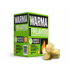 Warma Eco Wood Wool Firelighters Slim Pack 30 Natural Fire Starter