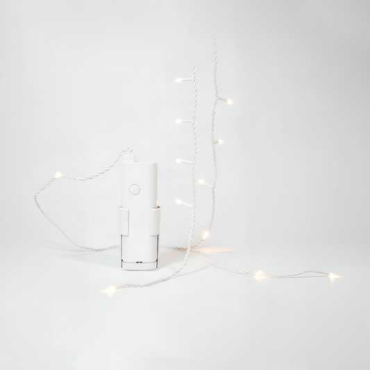 Kaemingk LED Durawise Twinkle Lights Outdoor 24 Bulb Clear Transparent Wire Cool White