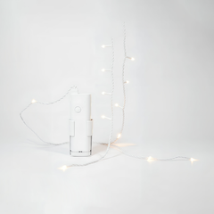 Kaemingk LED Durawise Twinkle Lights Outdoor 24 Bulb Clear Transparent Wire Cool White