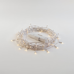 Kaemingk LED Durawise Twinkle Lights Outdoor 24 Bulb Clear Transparent Wire Cool White