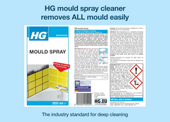HG Mould Remover Spray 500ml Fast & Effective Mildew Mouldy Stains Cleaner UK