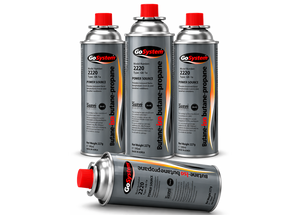 BUTANE 4 PACK GAS BOTTLES CARTRIDGES PORTABLE CAMPING STOVES CANISTERS 227g
