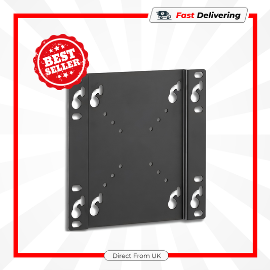 Vivanco Slim Fixed TV Wallmount BFI 6020 43 Flat Bracket VESA 50–200 Black