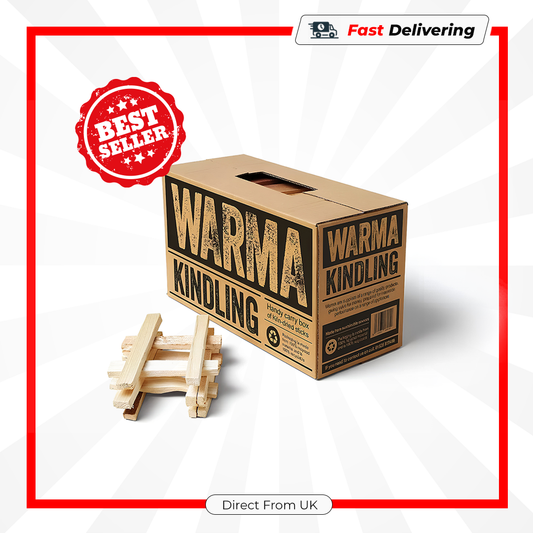 Warma Kindling Box Large Slim Premium Eco Firewood Sticks Ready to Burn