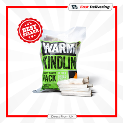 Warma Kindling Carry Bag Slim Premium Kiln Dried Firewood Wood Burner Stove