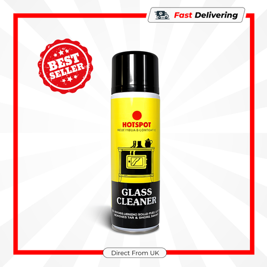 Hotspot Stove Glass Cleaner 320ml Aerosol Smoke Tar Soot Removal Spray