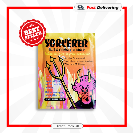 Manor Sorcerer Flue & Chimney Cleaner 90g Creosote & Soot Remover
