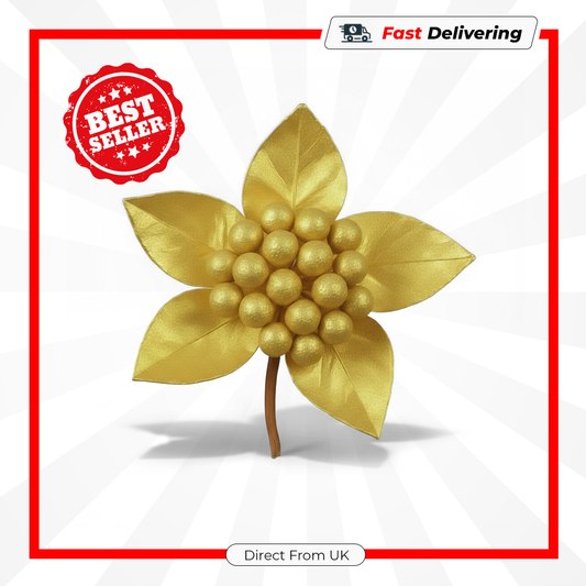 Premier Berry Pick Gold 10cm Artificial Berries Floral Decoration Christmas Craft