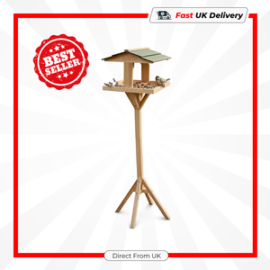 Ambassador Wooden Bird Table 1.15m FSC Garden Feeding Station