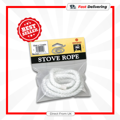Hotspot Stove Rope 12mm x 2m High Temp Sealing Fibre for Stoves & Boilers