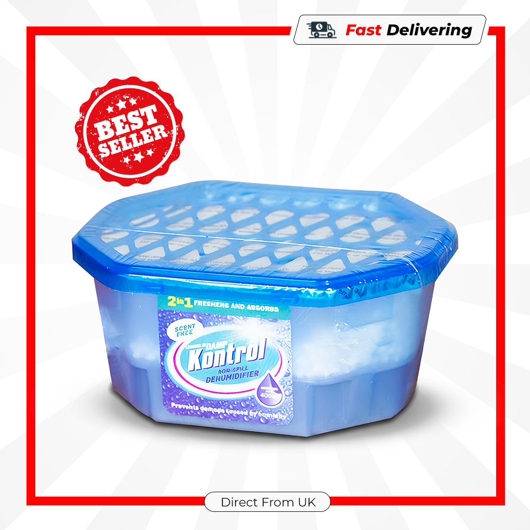 Kontrol Non-Spill Dehumidifier Scent Free Moisture Absorber for Home & Wardrobe