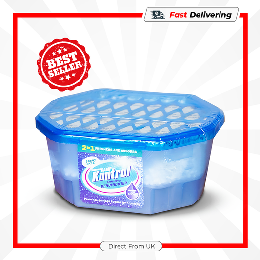 Kontrol Non-Spill Dehumidifier Scent Free Moisture Absorber for Home & Wardrobe